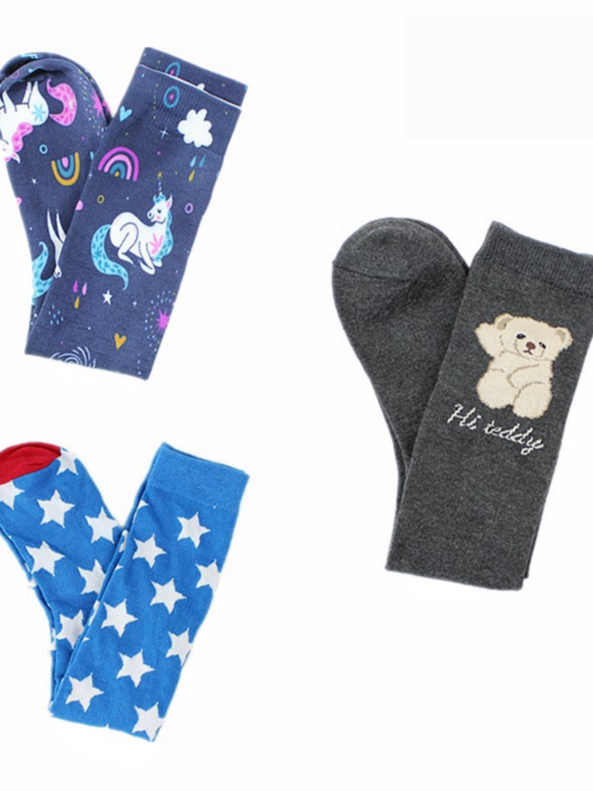 Sock-and-smuggling equipment for adult children with garters, sock-and-smuggle cotton, light and permeable leg socks