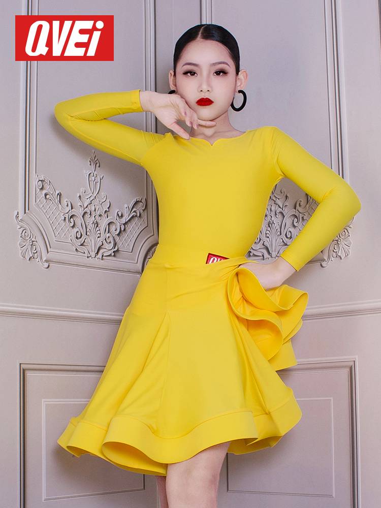 QVEI company charm girl high -end girls Latin dance stipulated professional competition table performance dance suits