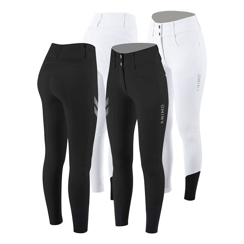 Animo imported female pants horse pants female riding pants half silicon gum anti -skid pants Knight pants 613