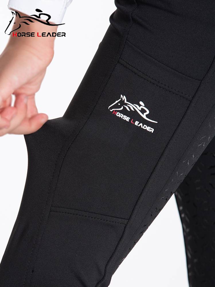 HorseLeader Children's Horse Pants Spring and Summer Four Seasons Training Equestrian Equipment Silicone Girl Girls High Pan Pants