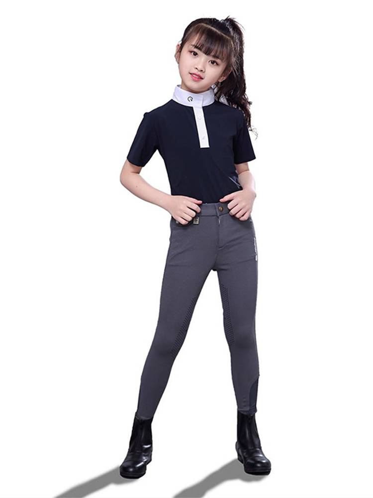 Males and females in horse-dressed children riding cosy-widthed crotch, silicone white horsepants