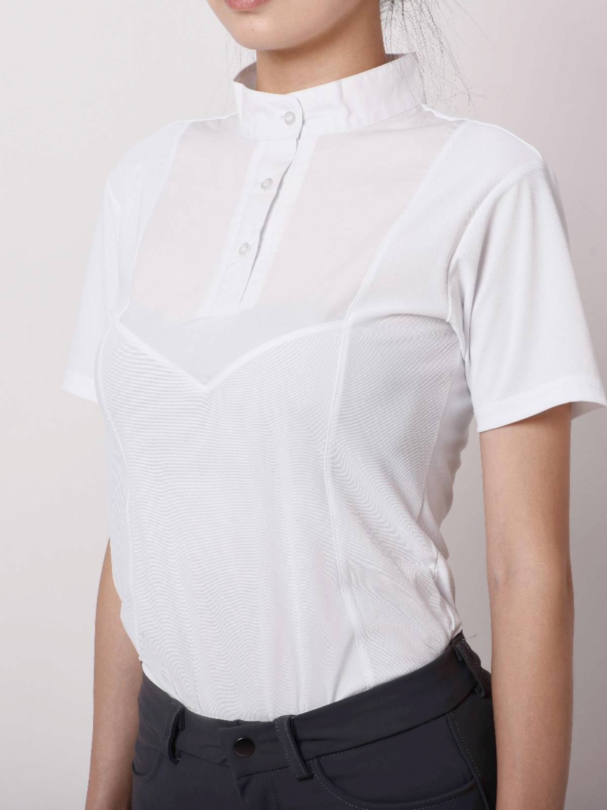 Female equestrian short -sleeved T -shirt adult children's equestrian short -sleeved knight clothing race college equipment TNS horses