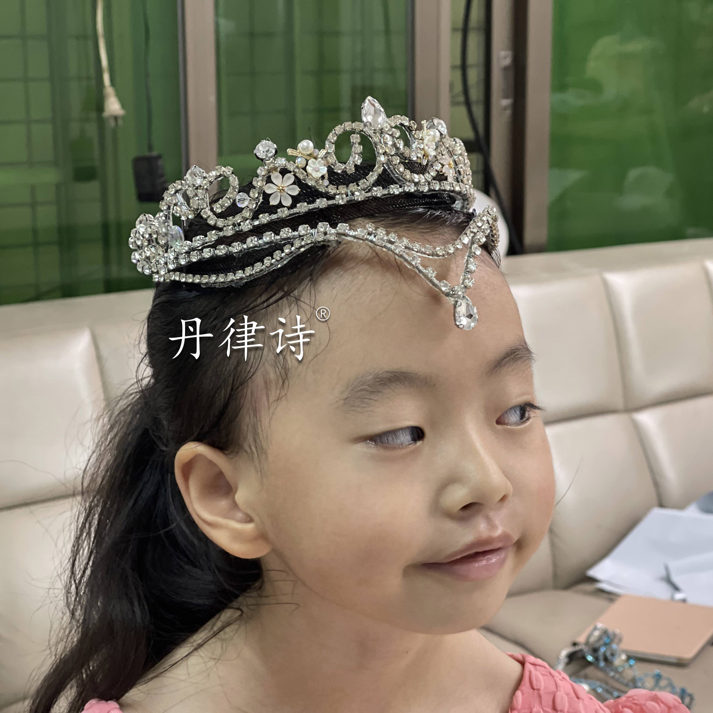 Dan Ling Poetry Handmade Create Ballet Dance Tutu Tutu Skirts Johor Gone Crown Children Diamond Adult