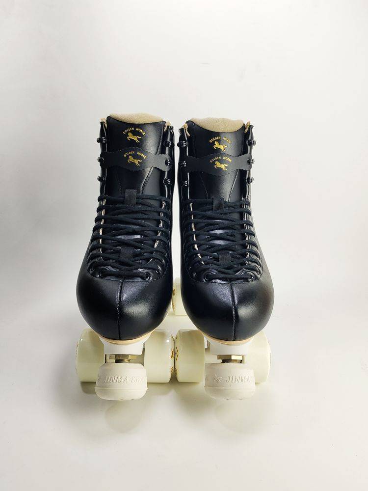 Xiamen Golden Horse skates Adult double -row skating shoes double -row flash wheel ice -like shoes men and women adult children