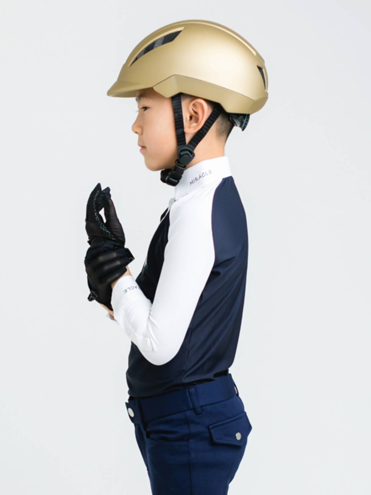 Children's Equestrian T -shirt Equestrian Equipment and Products Boys Cavaliers Ride Speed Dry Peripheral T -shirt POLO shirt