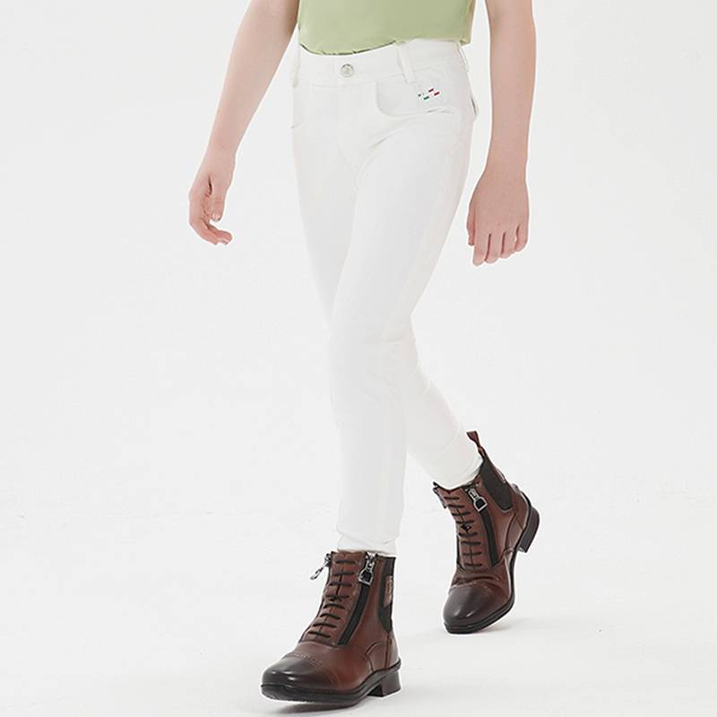 Hello horse equestrian horses horsema pants children's slim -fitting elastic Korean fabric riding pants equestrian equipment