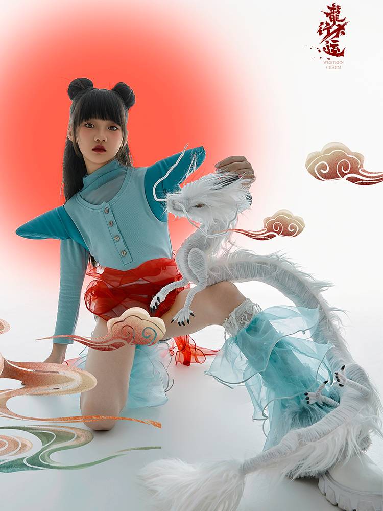 2024 Dragon Year Children's Photography Theme Nezha Photo Photo Photo Model TEICS TEIC Map Woman