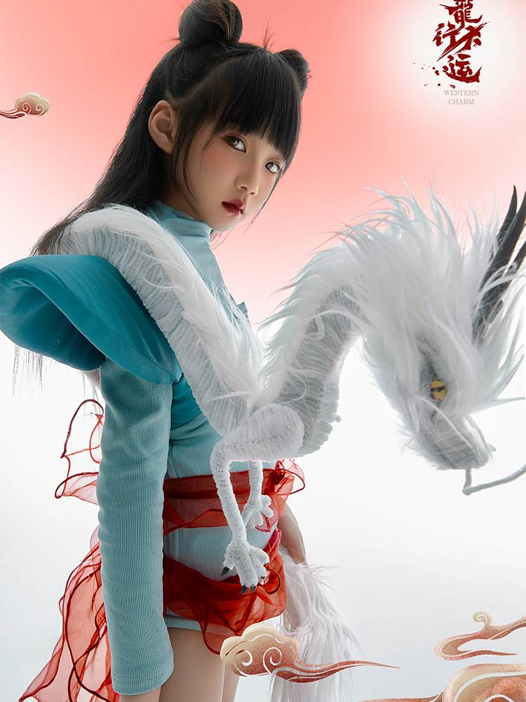 2024 Dragon Year Children's Photography Theme Nezha Photo Photo Photo Model TEICS TEIC Map Woman