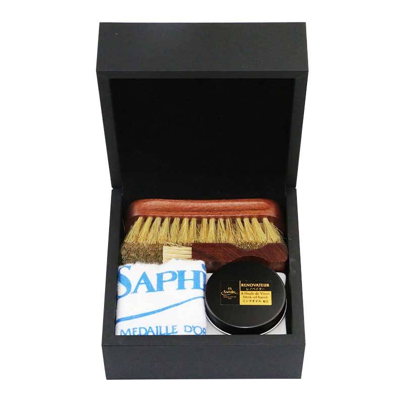 Saphir Safaya Black Gold Renovateur Optical Facial Care Cream Care Crucket Maintenance Oil Set Imported Shoes Oil