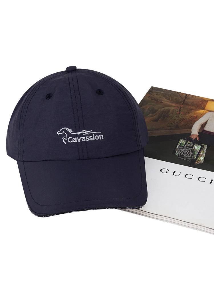 Cavassion Speed Equestrian Sun Hat Duck Tongue Hat Men's Pure Color Casual Spring and Summer Face 8114003