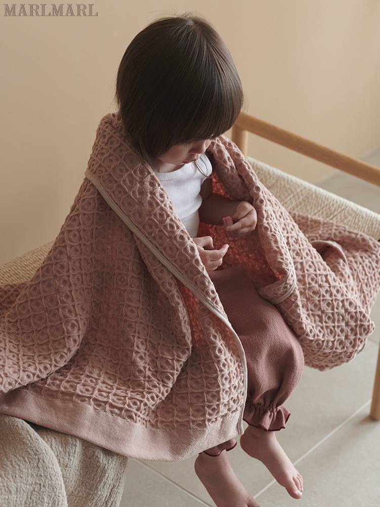 Marlmarl children's baby bath towel Baby home pure cotton bath hot spring soft water absorption can be customized gifts