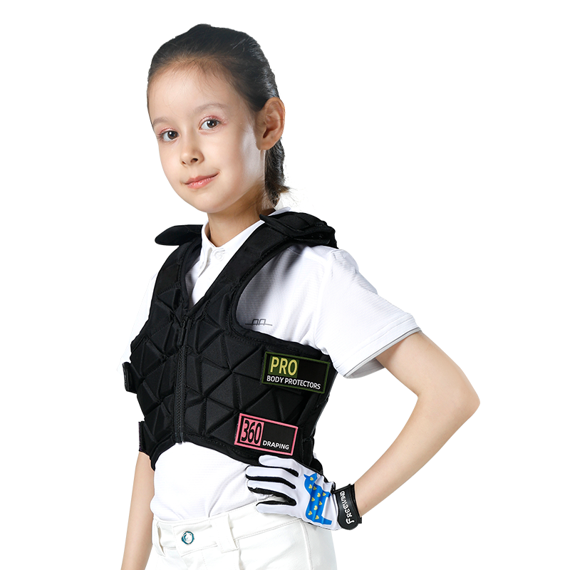 Cavassion-6flex equestrian armor thick knight protective vest men's and children training service 8108017