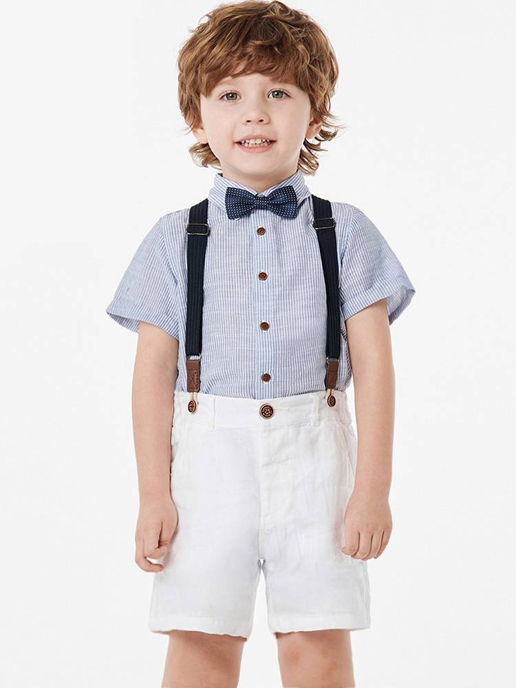 British children's clothing Children Hua Boy Boy Got Set Xiama Cotton Ma Liney Piano Piano Playing Wedding Wedding