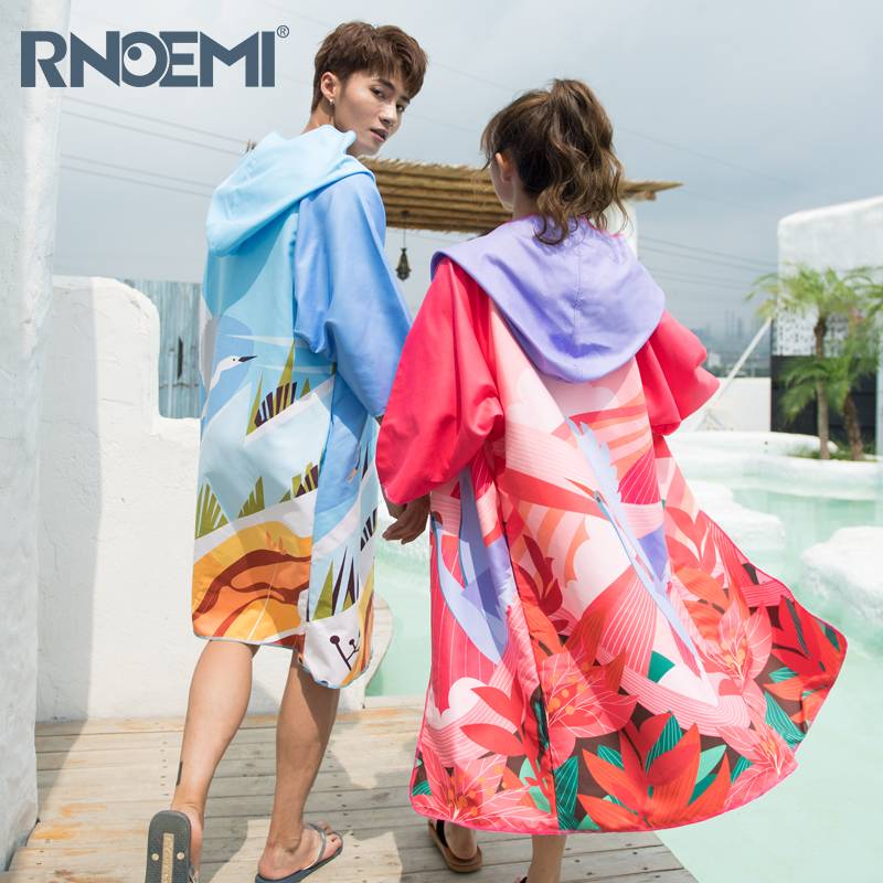 Swimming bathrobe Travel Cloak Bath Towel Sea Beach Piece Water Water absorption, dried big towels, men and women adult hot springs