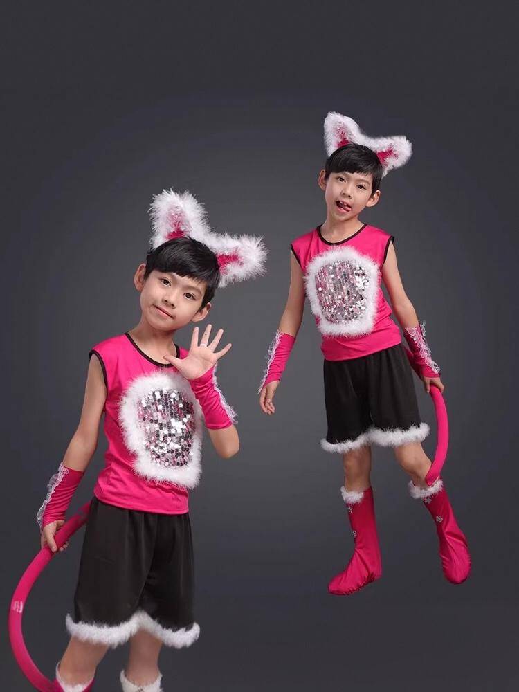 Children's Cat Performance Services Cats Catal Stage Cartoon Character Playing Children's Animal Performance Set