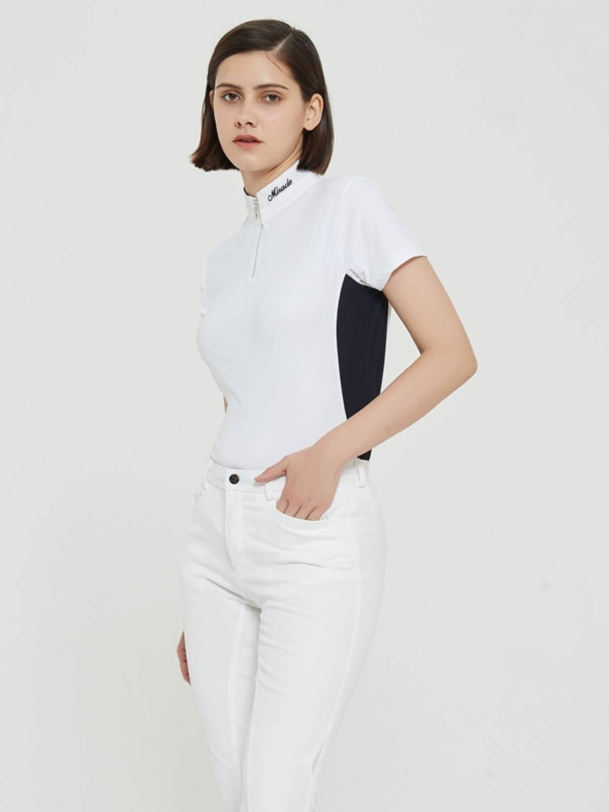 Summer ultra -thin tanasus T -shirt horse riding POLO shirt shirt game clothes short -sleeved horse riding female equestrian clothing