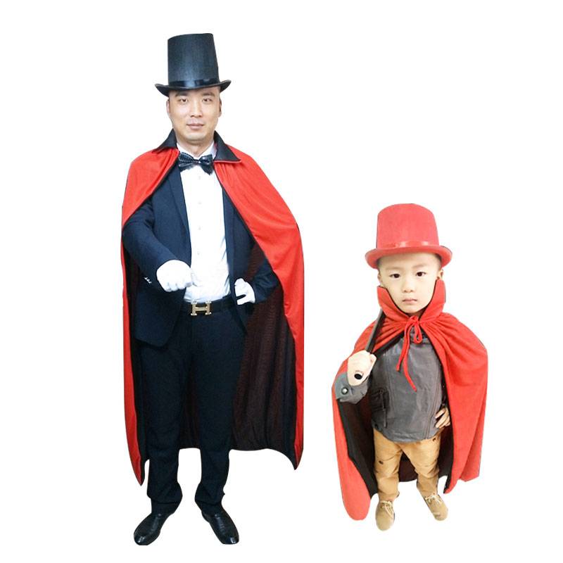 Free shipping Liuyi Children's Day clothing Children's adult double -sided cloak cap magic hat accessories stage performance clothing