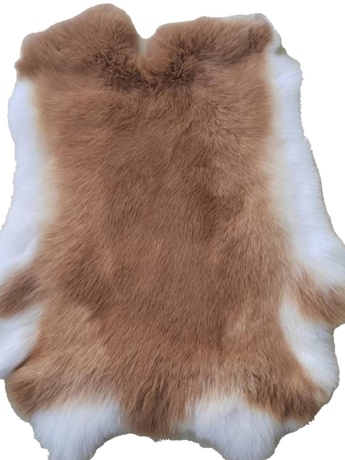 Rabbit skin whole armrest cushion natural special special offer real allotes of the whole otter rabbit hair handmade fur all -in -one cushion cushion cushion cushion