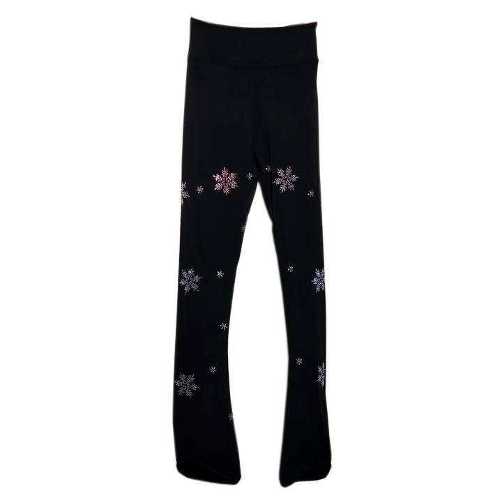 Ice Dance Elf Custom Falter Skating Women Training Server Snow Diamond Drills/Pants Set D530