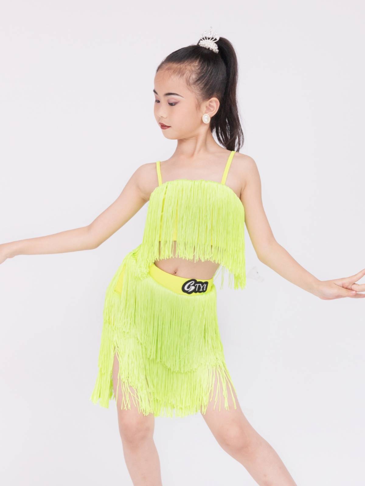 GTYDANCE Latin Dance Girl 2024 New Summer Children's Suspendes Streaming Success Dance Dance Performance Services