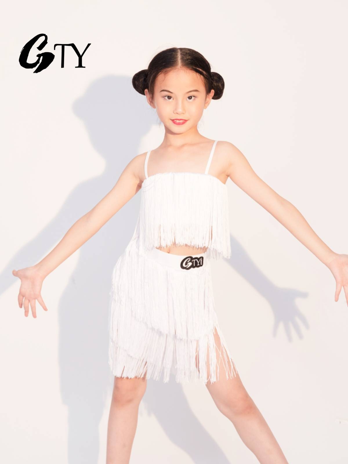 GTYDANCE Latin Dance Girl 2024 New Summer Children's Suspendes Streaming Success Dance Dance Performance Services