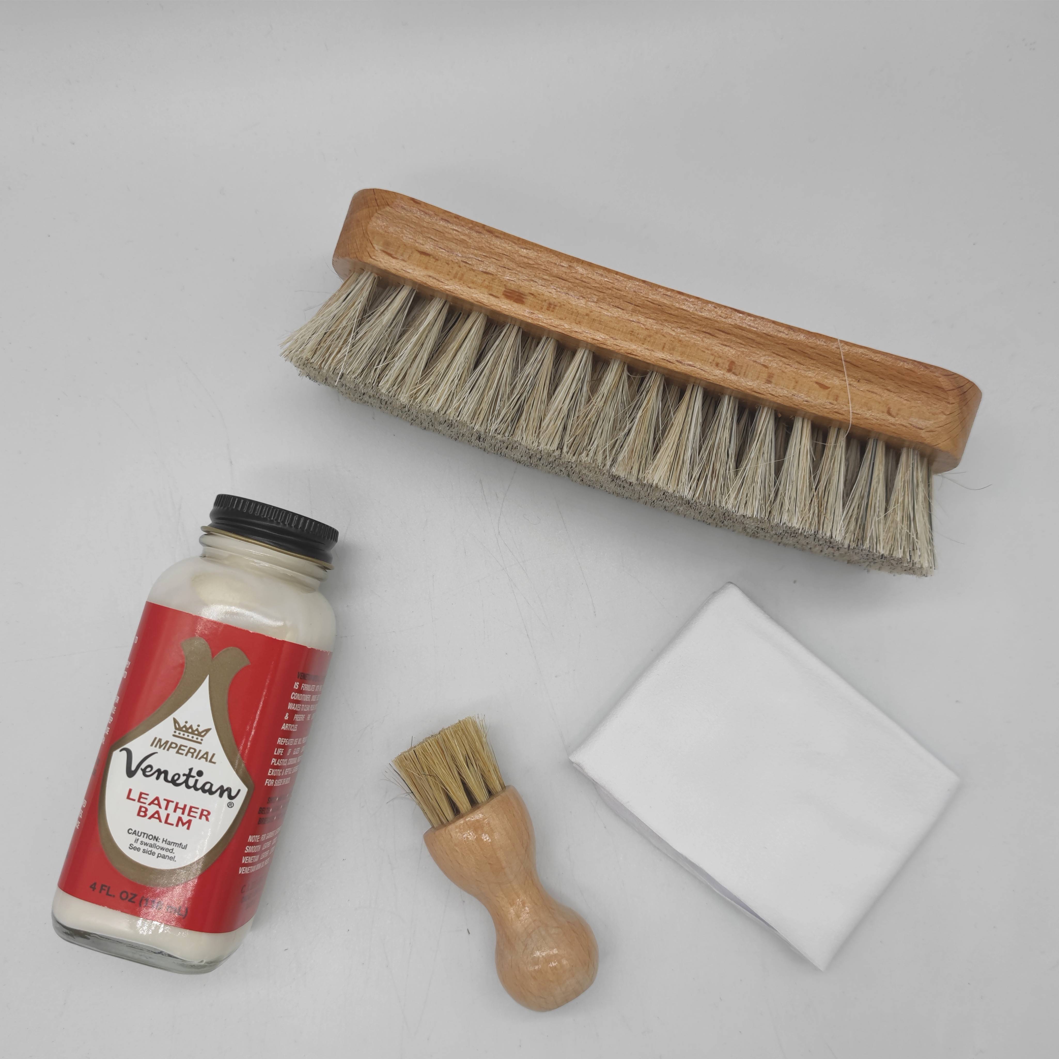 Milk + large horse brush