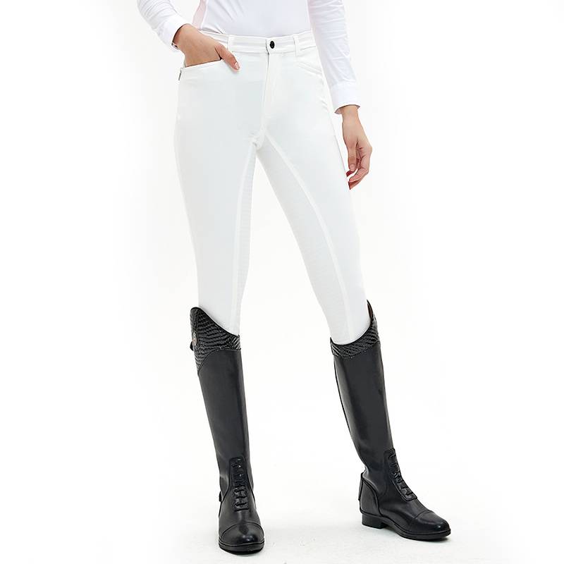 Summer thin -drying all -silicon glue horse pants, non -slip and wear -resistant training competition breathable female riding pants