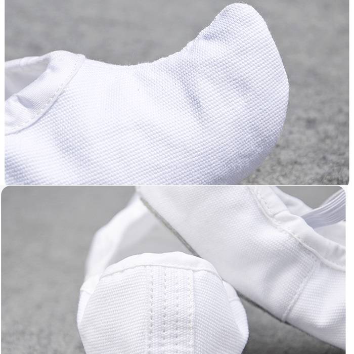 Korean dance shoes Korean traditional hook shoes white classical dance shoe room training shoes children's adult canvas