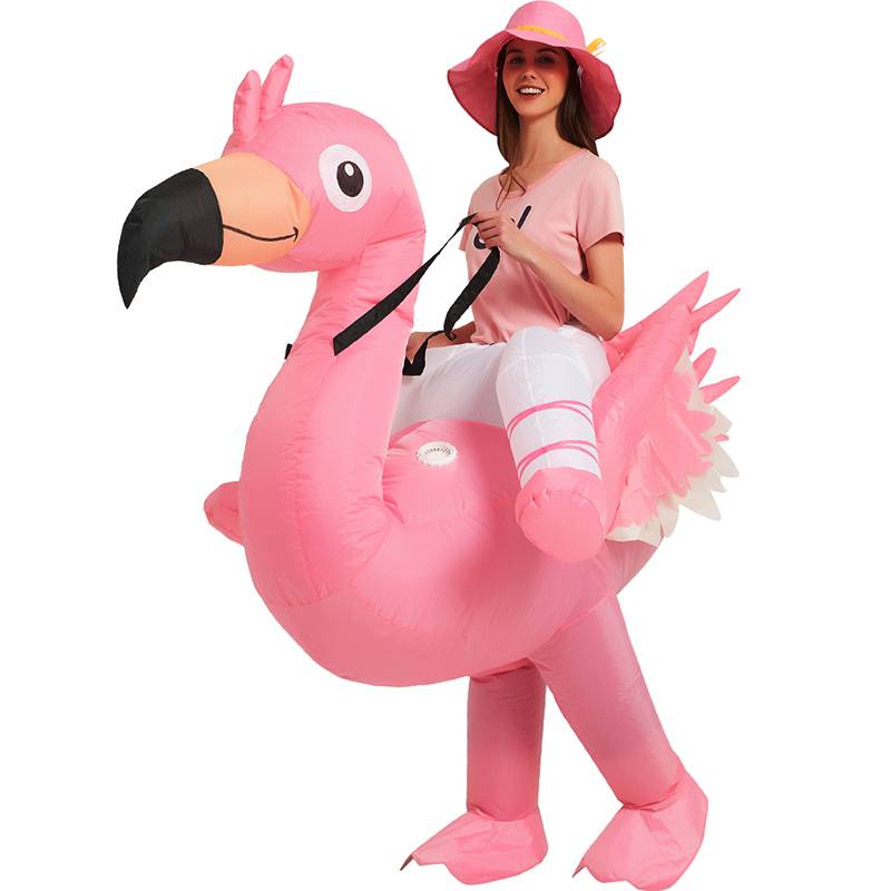 Halloween clothing funny cartoon animals mount fire bird puppet clothing, fire bird inflatable clothes adult