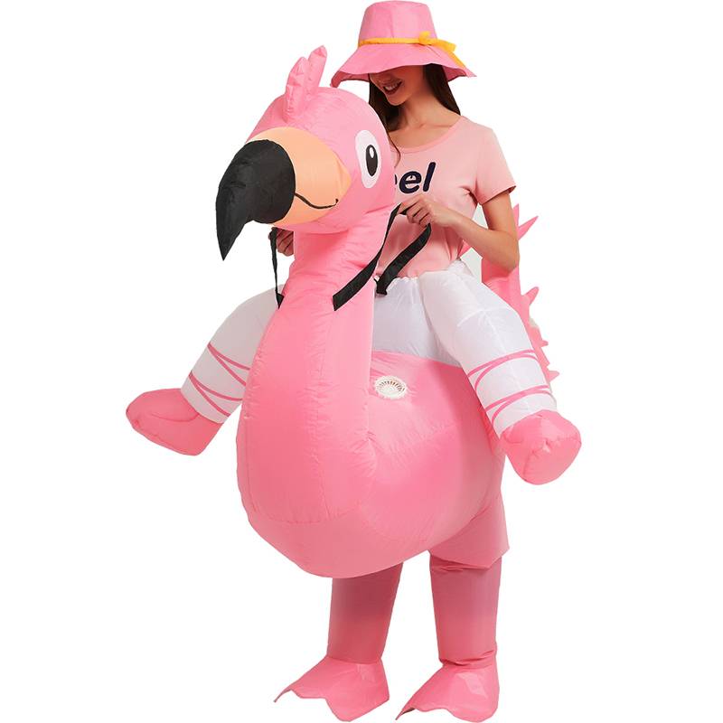 Halloween clothing funny cartoon animals mount fire bird puppet clothing, fire bird inflatable clothes adult