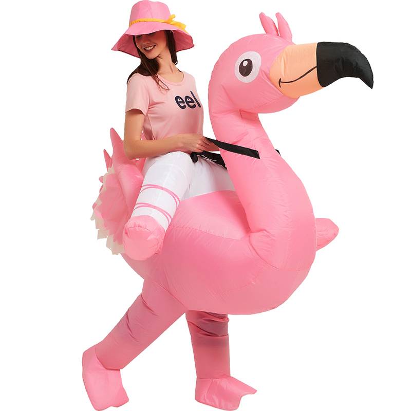 Halloween clothing funny cartoon animals mount fire bird puppet clothing, fire bird inflatable clothes adult