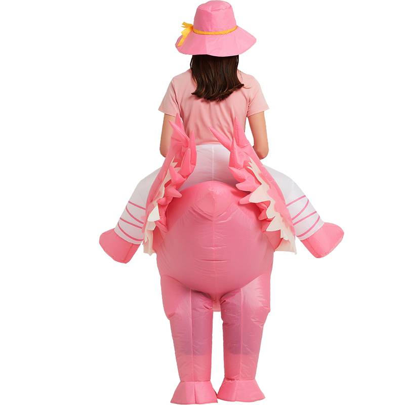 Halloween clothing funny cartoon animals mount fire bird puppet clothing, fire bird inflatable clothes adult