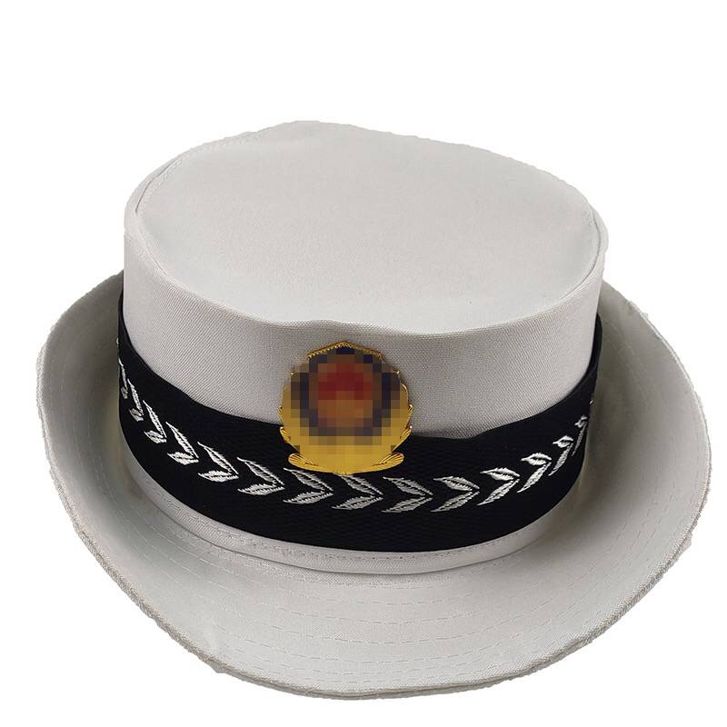 Children's Police Hat Boys and Girls New Traffic Police Hat Liuyi Kindergarten Performance Hat Big Cave hat Navy Captain Hat