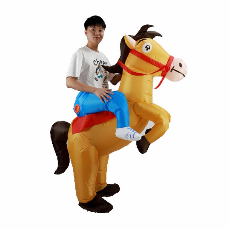June 1 Children's Day clothing Halloween mount inflatable horses performance clothing festival props riding horses pumping clothes