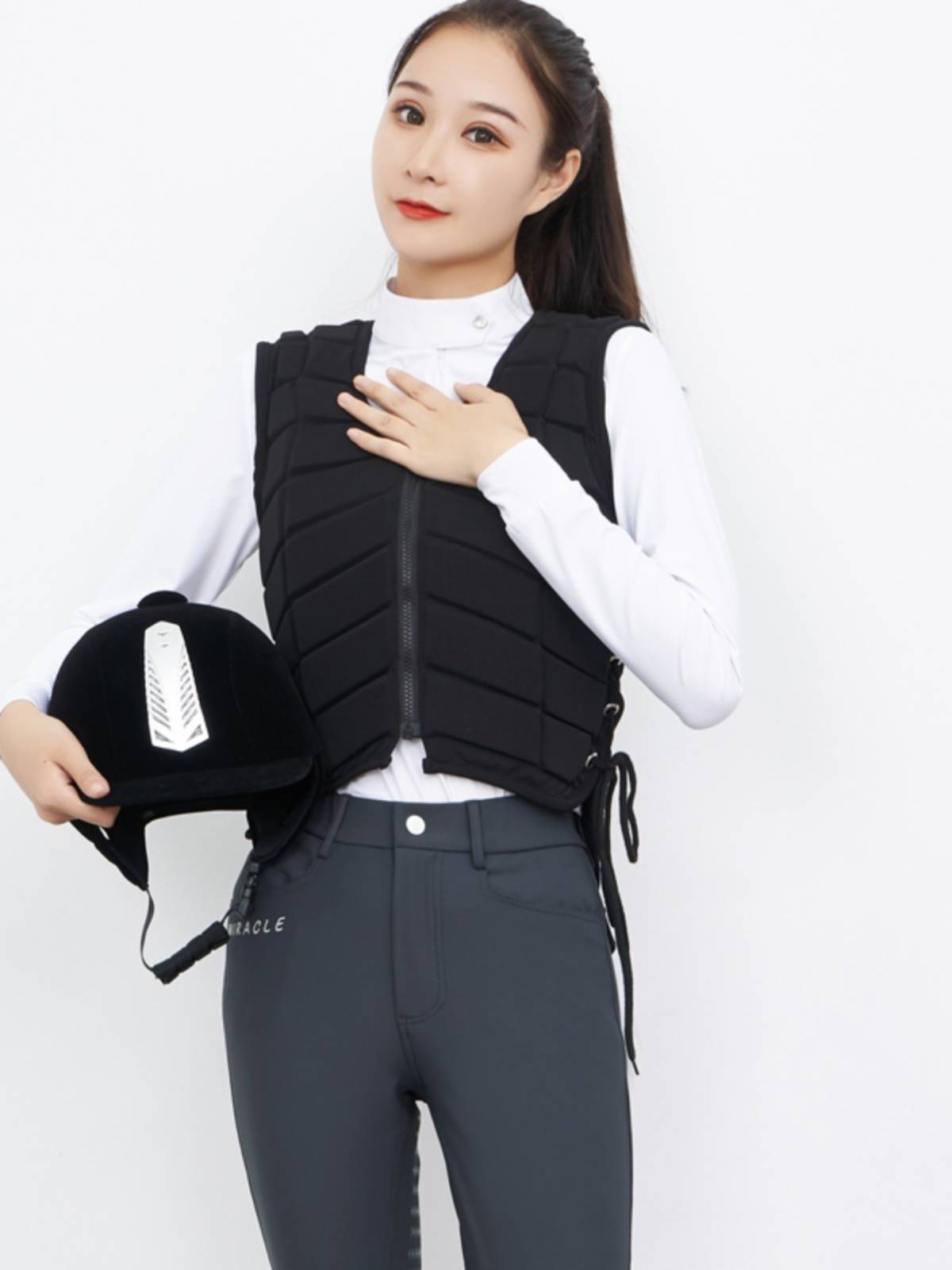 Thick Equestrian Armor Ride Vests Children Protection Vests Outdoor Training Vests Male Riding Women