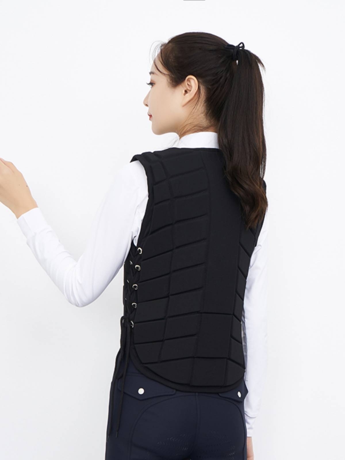 Thick Equestrian Armor Ride Vests Children Protection Vests Outdoor Training Vests Male Riding Women