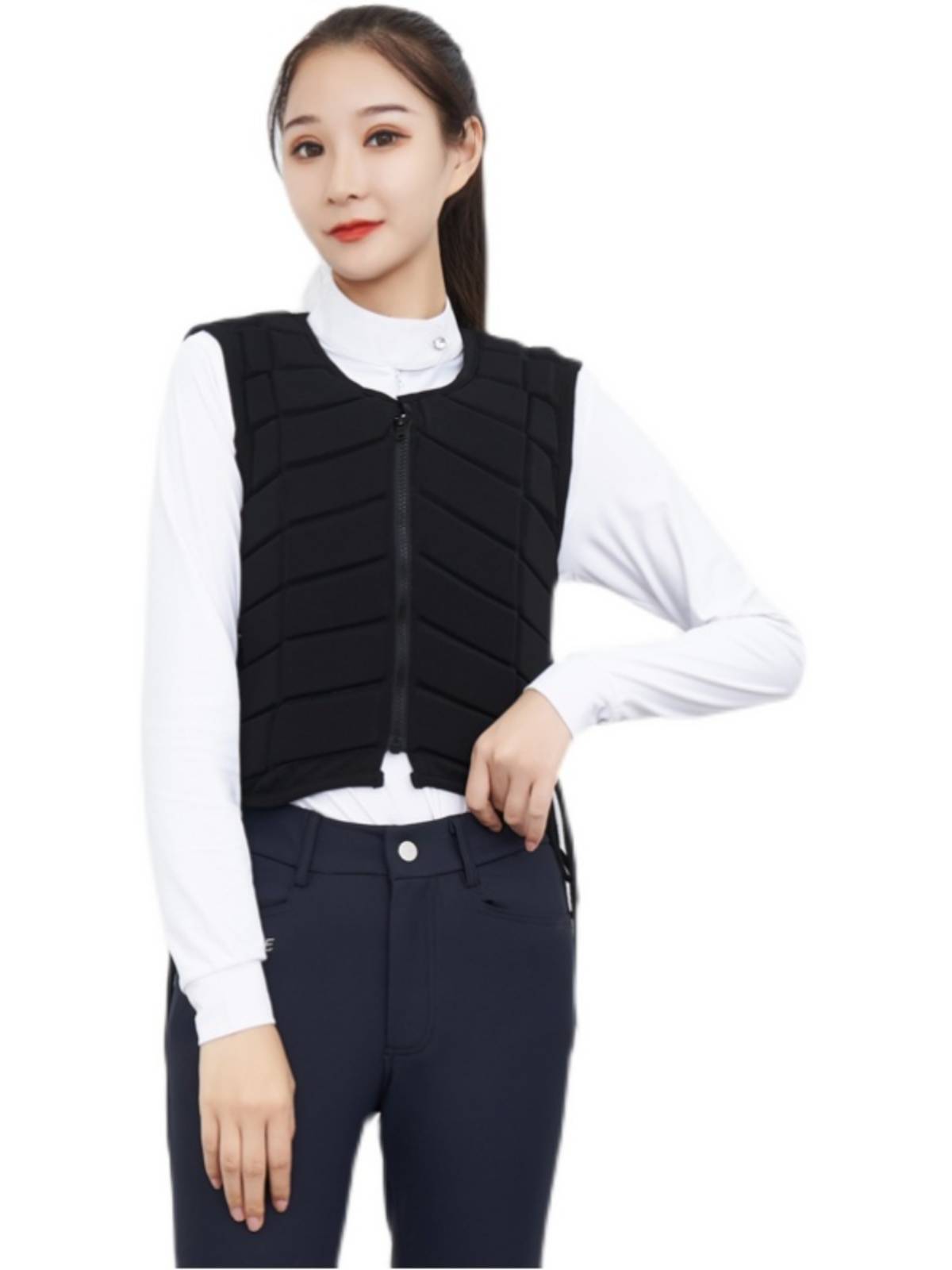 Thick Equestrian Armor Ride Vests Children Protection Vests Outdoor Training Vests Male Riding Women