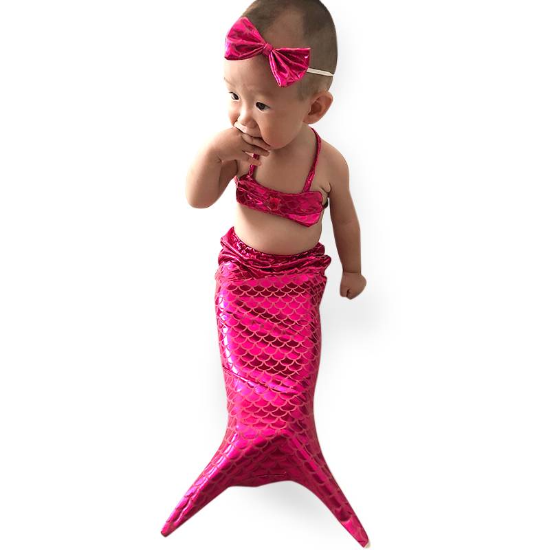 2023 New Baby Photography Clothing Pruder Film Full Moon Full Moon Baby Mermaid Tail Clothing Set