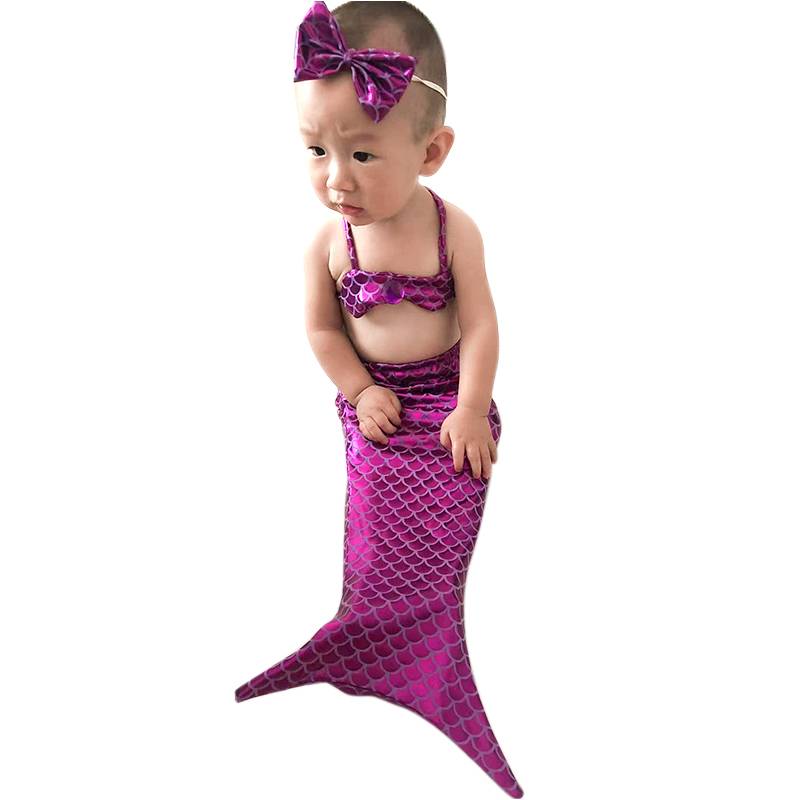 2023 New Baby Photography Clothing Pruder Film Full Moon Full Moon Baby Mermaid Tail Clothing Set