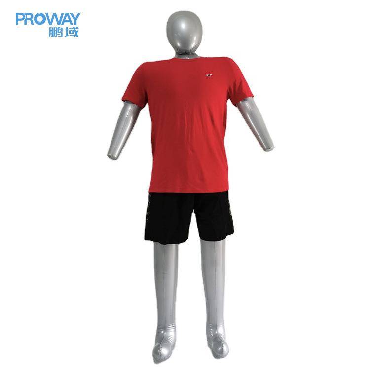 Inflatable fake doll men and women's whole body body model clothing display frame simulation model exercise medical massage props