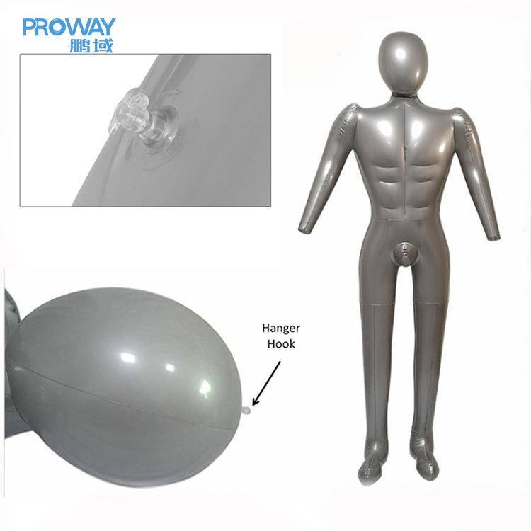 Inflatable fake doll men and women's whole body body model clothing display frame simulation model exercise medical massage props