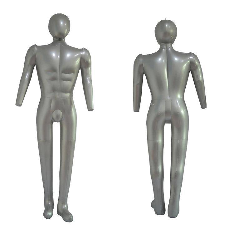 Inflatable fake doll men and women's whole body body model clothing display frame simulation model exercise medical massage props