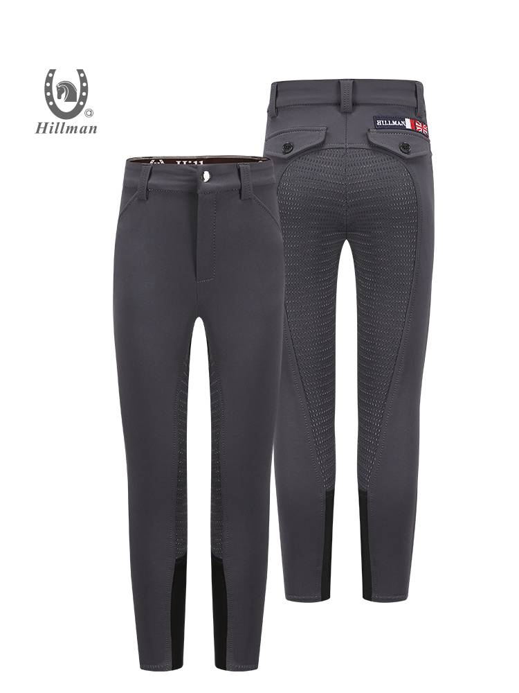 Spring and summer Children's Equestrian Silicon Global Silicon Anti -Slip Male Equestrian Horse Pants Riding Pants 133