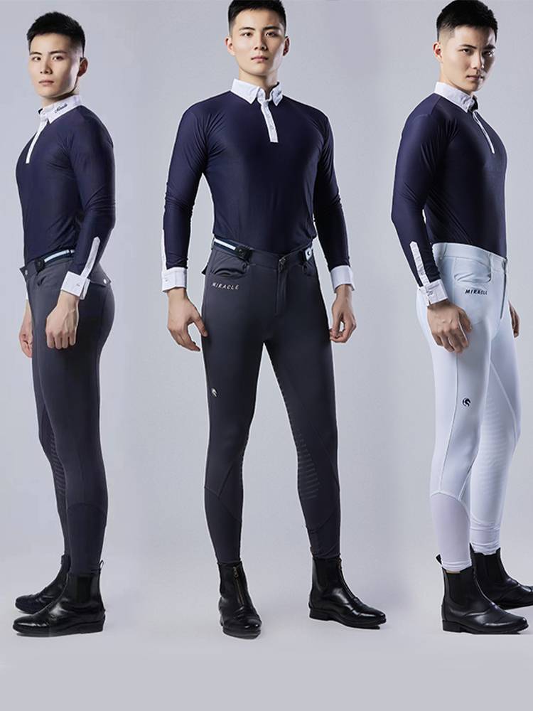 Summer equestrian horse pants men's professional competition test equestrian equipment riding pants riding pants men's fast dry fabric
