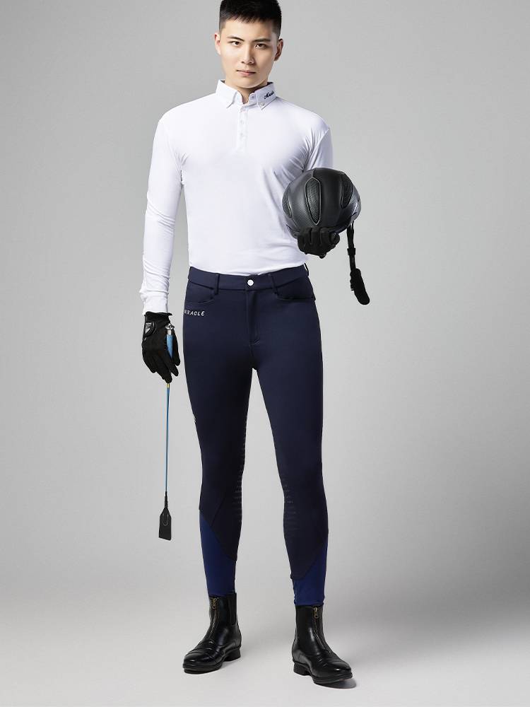 Summer equestrian horse pants men's professional competition test equestrian equipment riding pants riding pants men's fast dry fabric