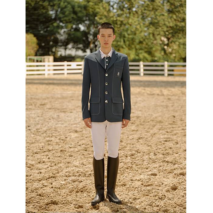 AYM Love Horse | WUNDER Series Men's Pure Color Cavaliers Equestrian Barrier Change Training Suit Jacket