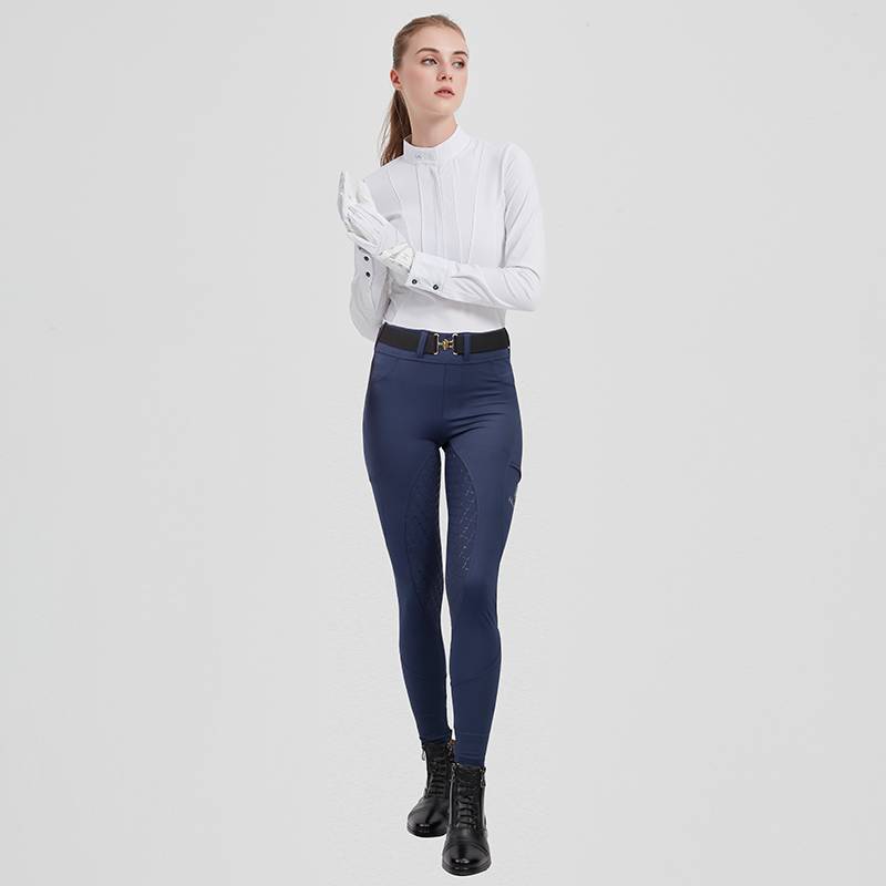 Hello Horse Equestrian Cavaliers Equipped with elastic silicone belt horse pants pants water grinding shirt Two sets of knights
