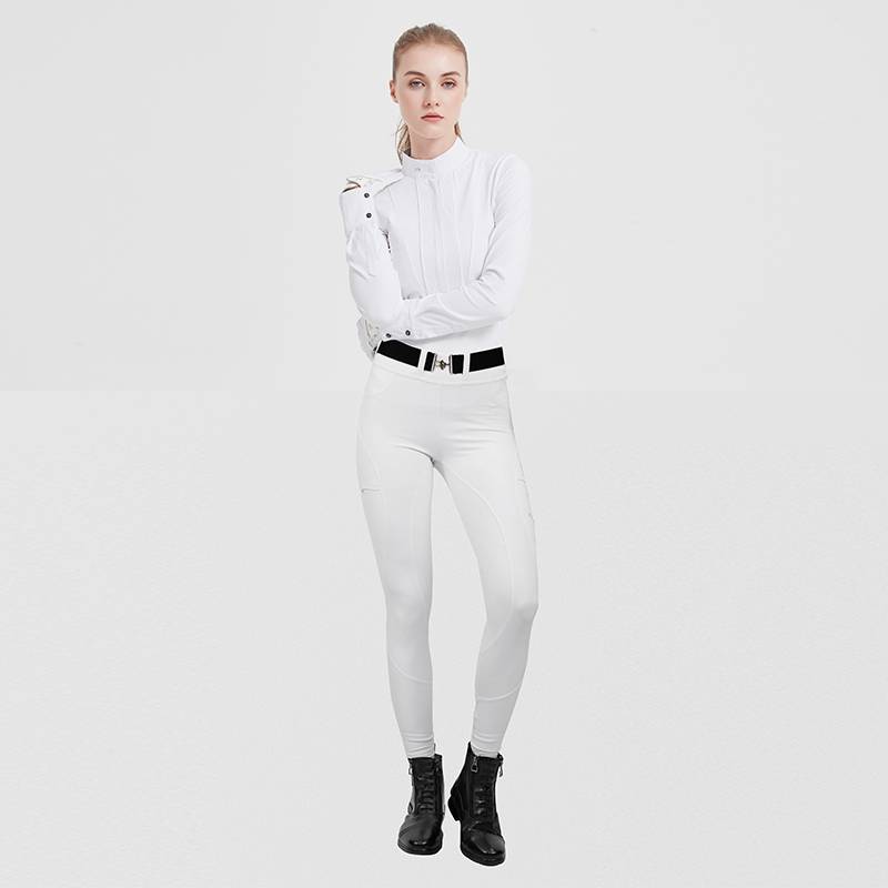 Hello Horse Equestrian Cavaliers Equipped with elastic silicone belt horse pants pants water grinding shirt Two sets of knights