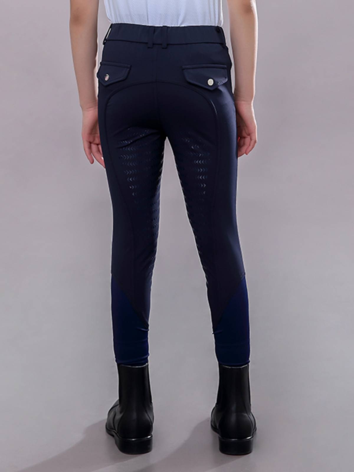 Summer fast -drying children's silicon rubber riding pants ultra -thin equestrian horse pants white race race race pants children's horse riding