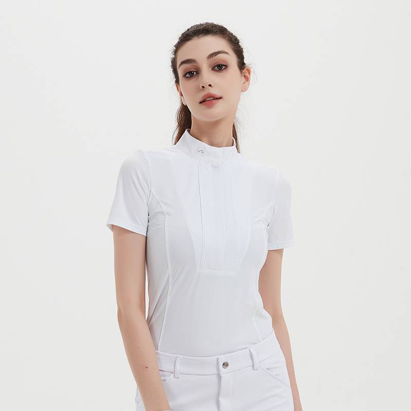 Hello Horse Equestrian T -shirt Equestrian adult knight service Equestrian competition short -sleeved cyclical feminine feminine